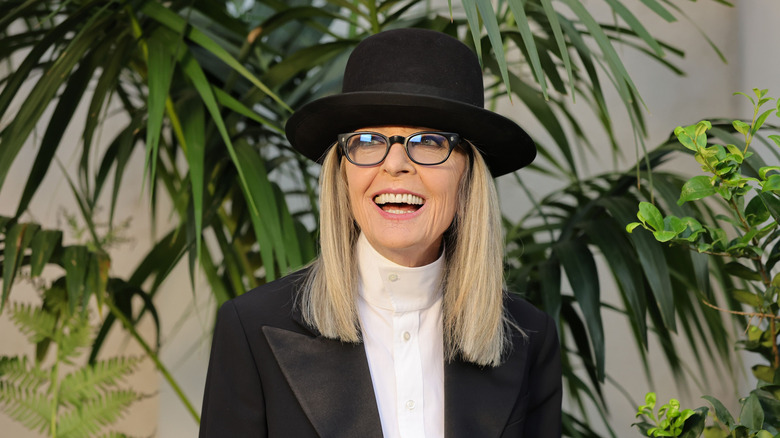 Diane Keaton en 2022 souriante.