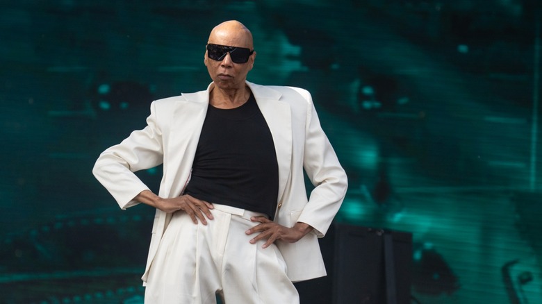 RuPaul lors d'un événement de fierté à Brighton, en Angleterre, en août 2026.
