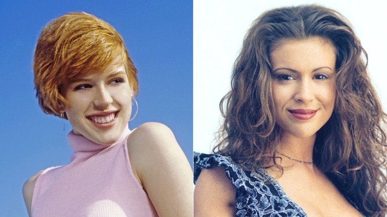 Aux côtés de Molly Ringwald et Alyssa Milano dans les années 1980