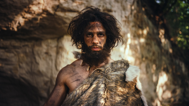 Portrait d'homme préhistorique