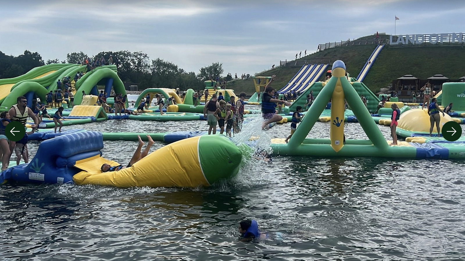 L'un des plus grands parcs aquatiques flottants d'Amérique du Nord offre du plaisir en plein air dans le Midwest