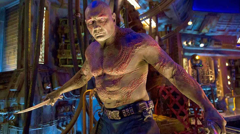 Drax le Destructeur est prêt au combat dans Guardians of the Galaxy Vol. 2
