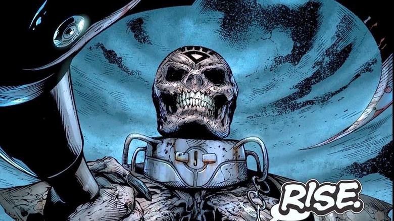 Nekron utilise ses pouvoirs pour ressusciter les morts dans Blackest Night