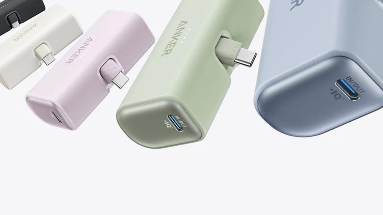 Anker Nano Power Bank en différentes couleurs.
