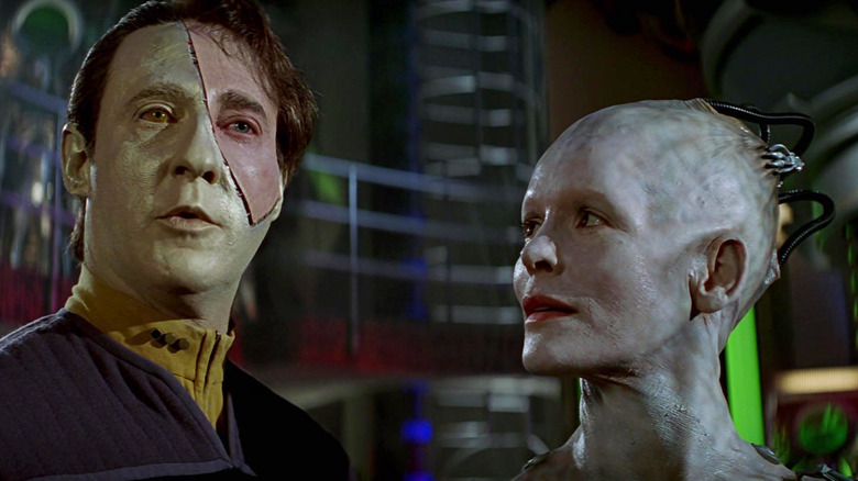 Data et la reine Borg réunis dans Star Trek : premier contact