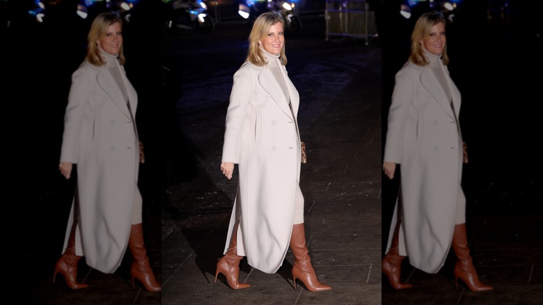 Sophie, duchesse d'Édimbourg, assiste au service Carol « Ensemble à Noël » à l'abbaye de Westminster le 15 décembre 2022.