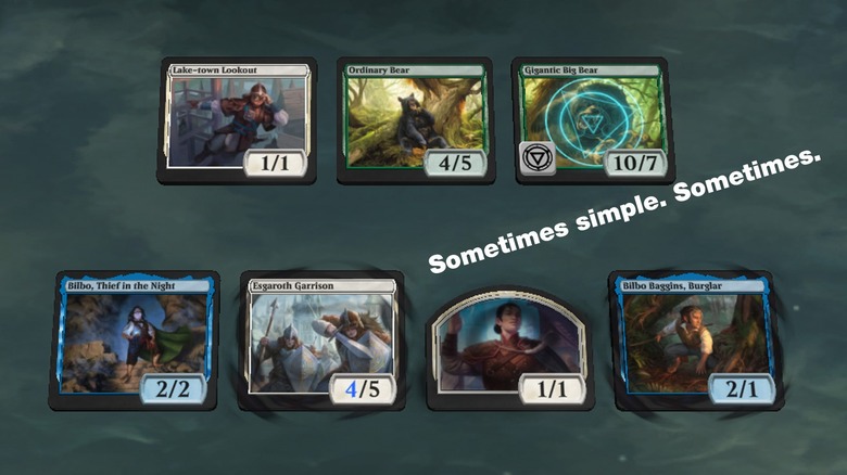 Cartes magiques dans MTG : Arena.