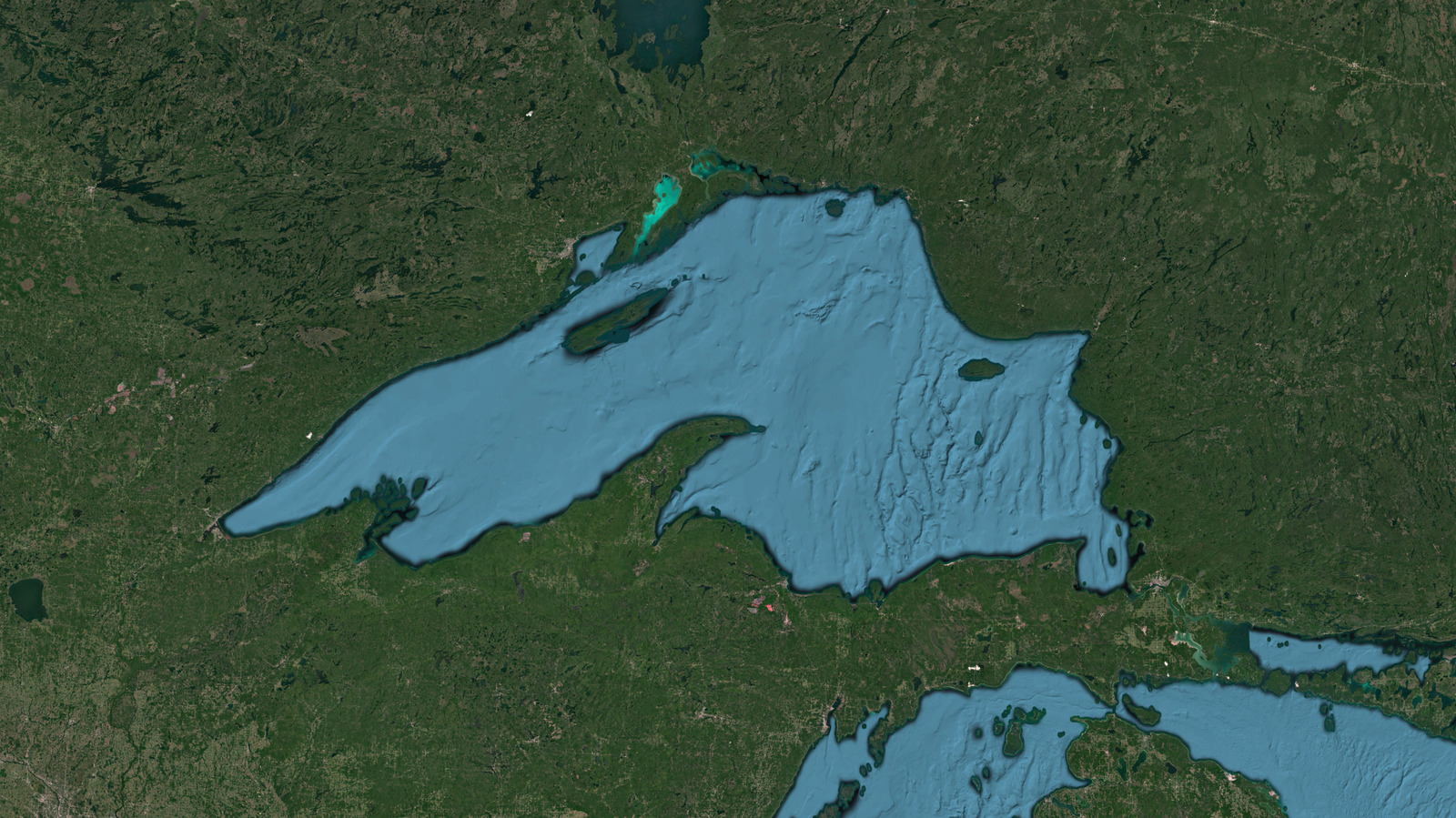 Qu'y a-t-il au point le plus profond du lac Supérieur ?