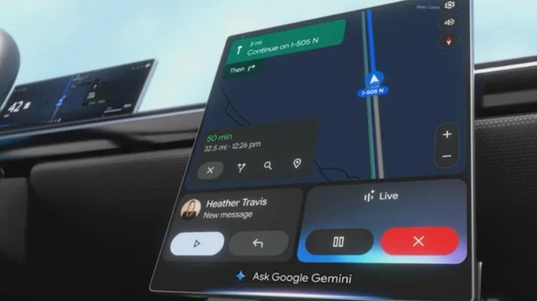Android Auto avec Gemini