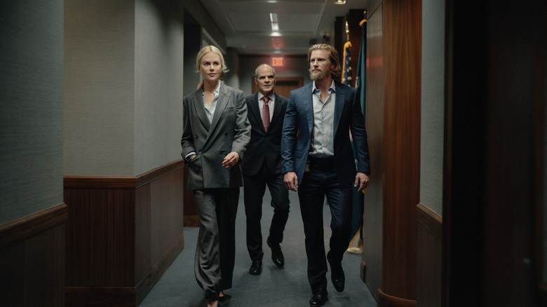 Kaitlyn Meade de Nicole Kidman, Byron Westfield de Michael Kelly et Kyle McManus de Thad Luckinbill dans Lionne