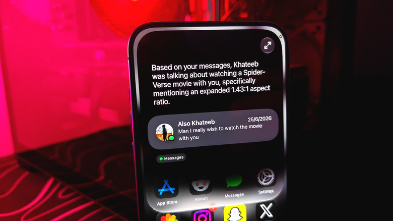 Réponse contextuelle de Siri AI