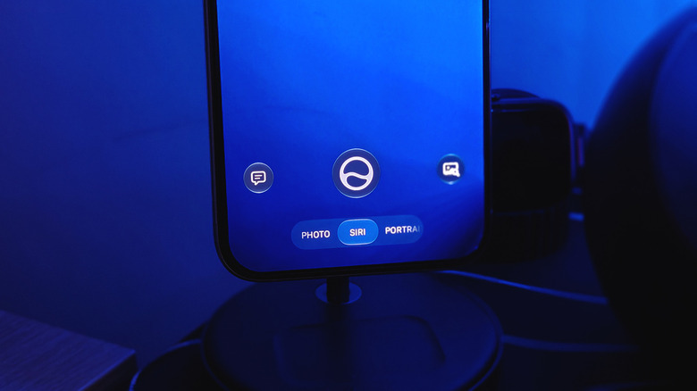 Mode Siri dans l'application appareil photo sur iOS 27