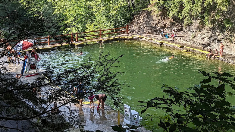 Piscine naturelle du parc d'État de Stony Brook