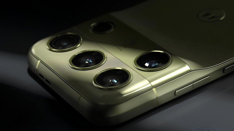 Configuration de l'appareil photo d'un téléphone Motorola vert