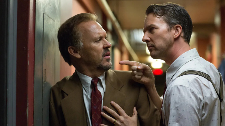 Mike donne à Riggan ce qu'il pense dans Birdman