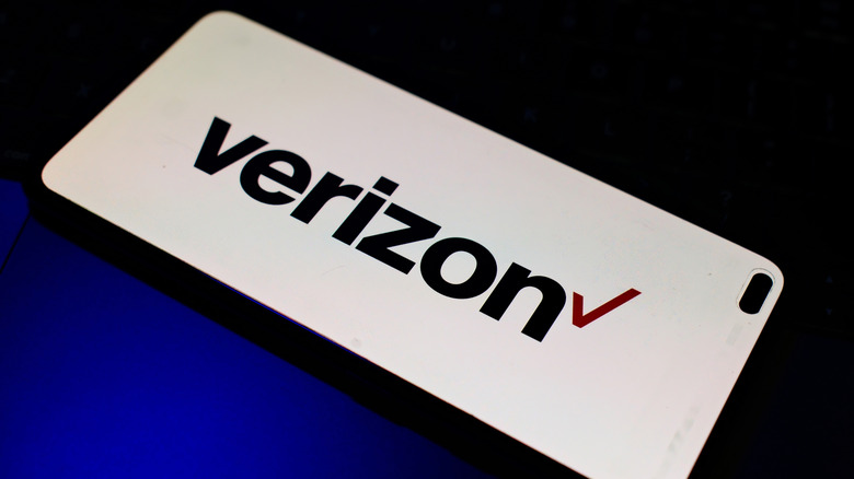Logo Verizon sur un smartphone