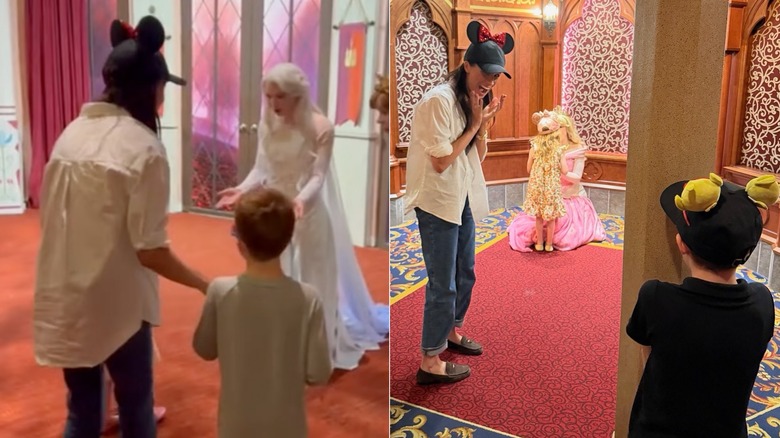 Photos de Meghan Markle, du prince Archie et de la princesse Lilibet rencontrant les princesses Disney