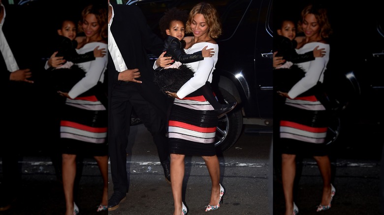 Beyoncé et Blue Ivy lorsqu'elles étaient petites en 2014