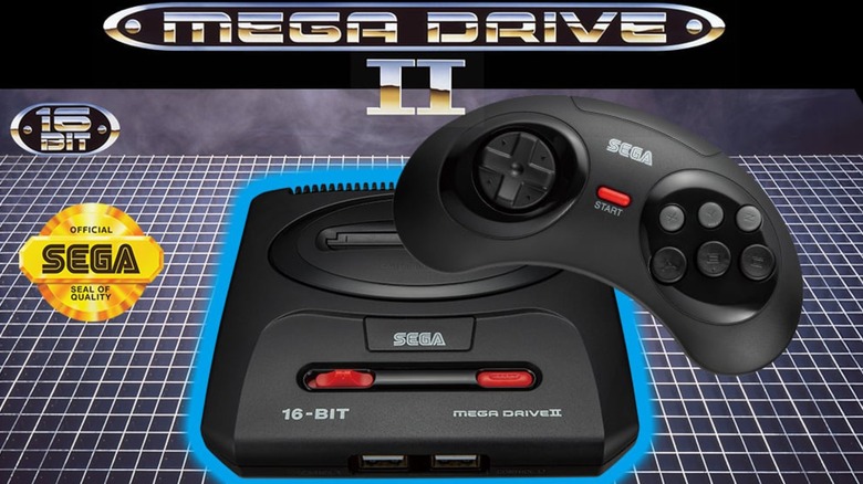 Une publicité pour la Sega Mega Drive Mini 2