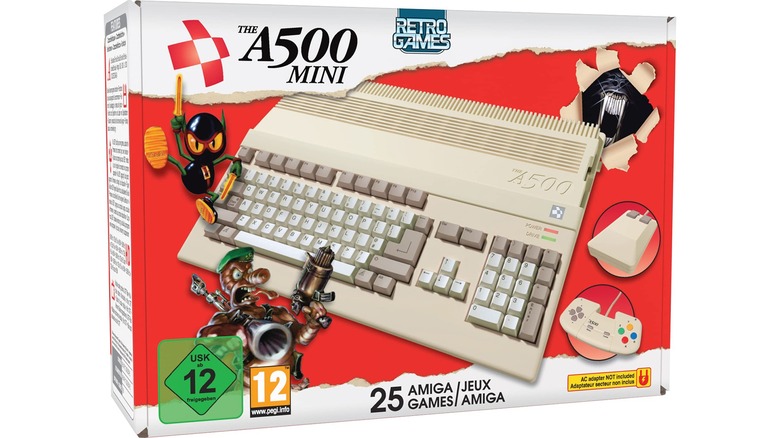 La boîte pour l'Amiga A500 Mini
