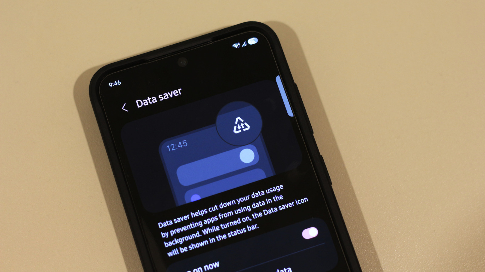 Que signifie le symbole triangulaire sur les téléphones Samsung ?